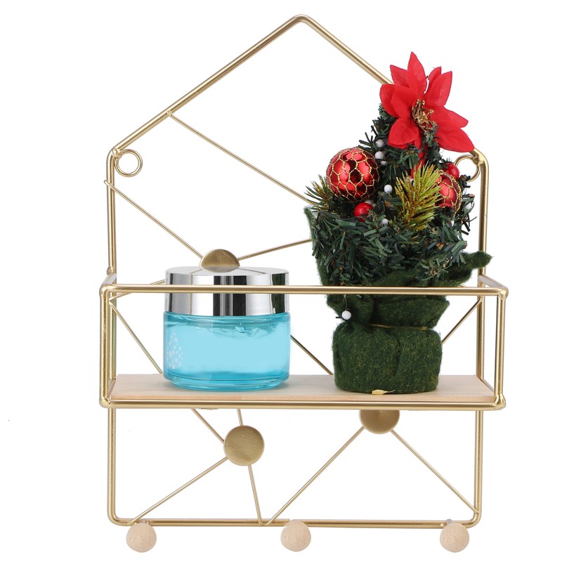 PunchFree Wall Storage Rack Wall Hanging Floating Shelf Bedroom Living