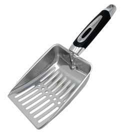 PAW TOMO Stainless Steel Cat Sand Scoop - Standard Type | Compact and Easy to Use | Long Lasting Stainless Steel Scoop