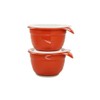 TUPPERWARE Combiplus 31204 Mixing Bowl Small 650 ml (2) Terracotta