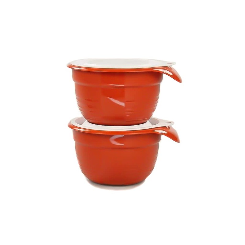 TUPPERWARE Combiplus 31204 Mixing Bowl Small 650 ml (2) Terracotta