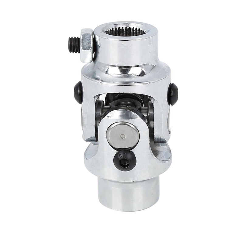 X AUTOHAUX 3/4" Round Smooth X 3/4"-36 Spline Chrome Universal