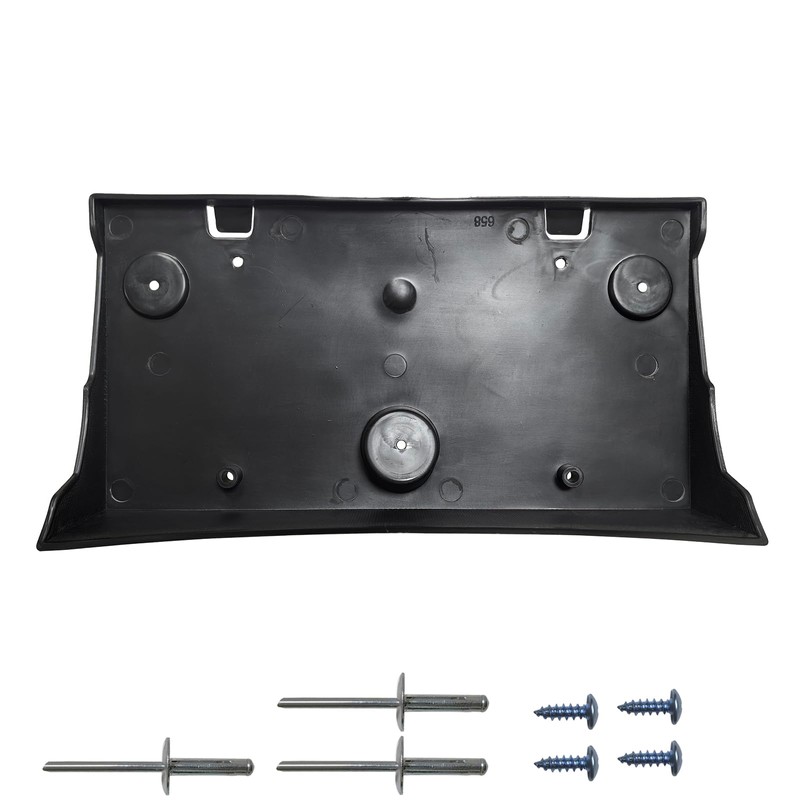 GZVKE Front License Plate Frame Mounting Bracket Tag Holder Textured