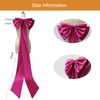 Hot Pink Bow for Dress Big Satin Bow Train for