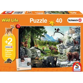 Schmidt Spiele 56239 Children's Jigsaw Puzzle, Schleich D, Orange