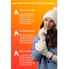 HEAT HOLDERS - Ladies Cute Striped Fairisle Warm Knitted Fleece