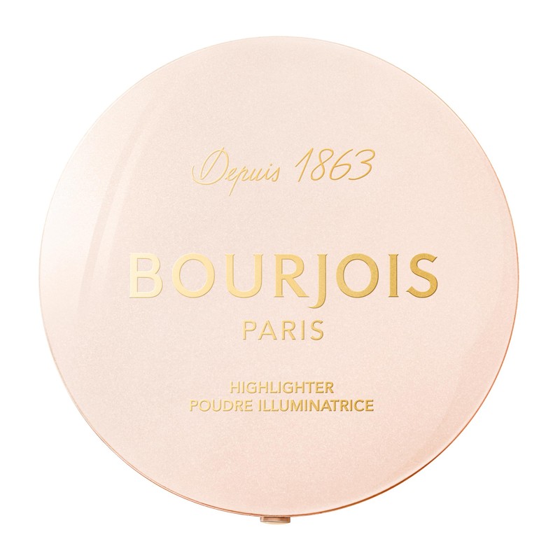 Bourjois Highlighter Powder Maxi Round Box, Light Texture, Vegan Formula,