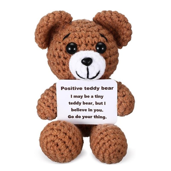 Lucky Charm Bear Pocket Hug Gift Funny Courage Children Gift