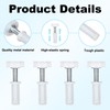 BOXOB 4pcs Bi-Fold Door Top Roller Guide Wheel and Top