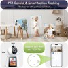 WAKADO 2K Video Call Security Camera Indoor, Nanny Monitor Pet Camera,Two-Way Video,One-Touch Phone Call,Security camerasEasy