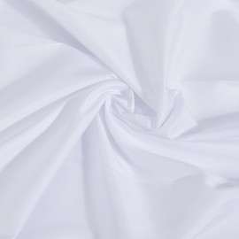 GORGECRAFT 1.5 x 1 m White Photo Background Made of Polyester Foldable Washable Shiny Fabric Curtain Curtains Foldable Screen Photo Props for Photo Shoots TV and Video Recording