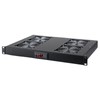 Rack Mount Fan 1U Network 19”Racks with Digital Display Screen