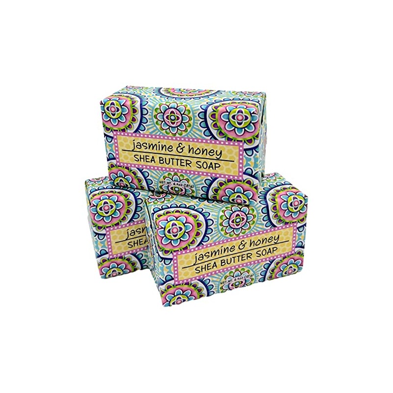 Greenwich Bay Trading Co, Jasmine and Honey Shea Butter Soap,