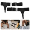 DEARMAMY Adjustable Garter Belts for Men Sock Suspenders Metal Hardware