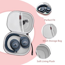 XANAD Hard Case for JBL Tune 510BT / 660NC / 710BT / 760NC / 720BT / 520BT / 710BT / 670NC and JBL Live 660NC / 770nc / 670NC / 460NC Wireless on-ear Headphones (Pink)