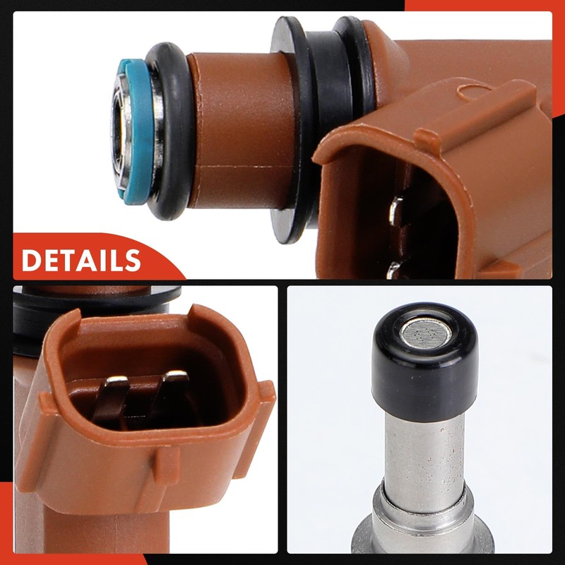 A-Premium Set of 4 Fuel Injectors Compatible with Subaru Impreza