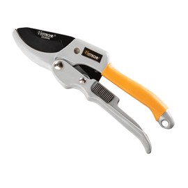 Hoteche 200 mm secateurs - rose shears with SK5 blade, 3.3 mm thickness, coated with black Teflon - ideal for pruning shears and flower shears, perfect for cutting branches, flowers and shrubs.