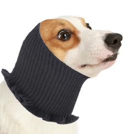 Dog Ear Protectors, Dog Snood, Dog Snood Ear Protector, Ear and Neck Protection, for Dogs Pet Neck and Ears Warmer Hood Headwear, Ear Cover for Fireworks Anxiety Relief Dog Calming Headband (25cm)