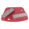 3Pcs Diamond Grinding Shoes 30 Grits Trapezoid Concrete Floor Cutting