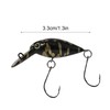 Fishing Crankbaits | Realistic Fishing Bait with Hooks,Floating Minnow Crankbait,