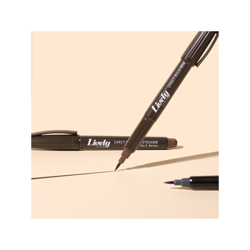 IPKN Lively Brush Pen Eyeliner Ultra Slim Eyebrow - Select
