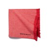 Dean and Deluca Cotton Chambray Napkins, Red, Approx. 17.7 x