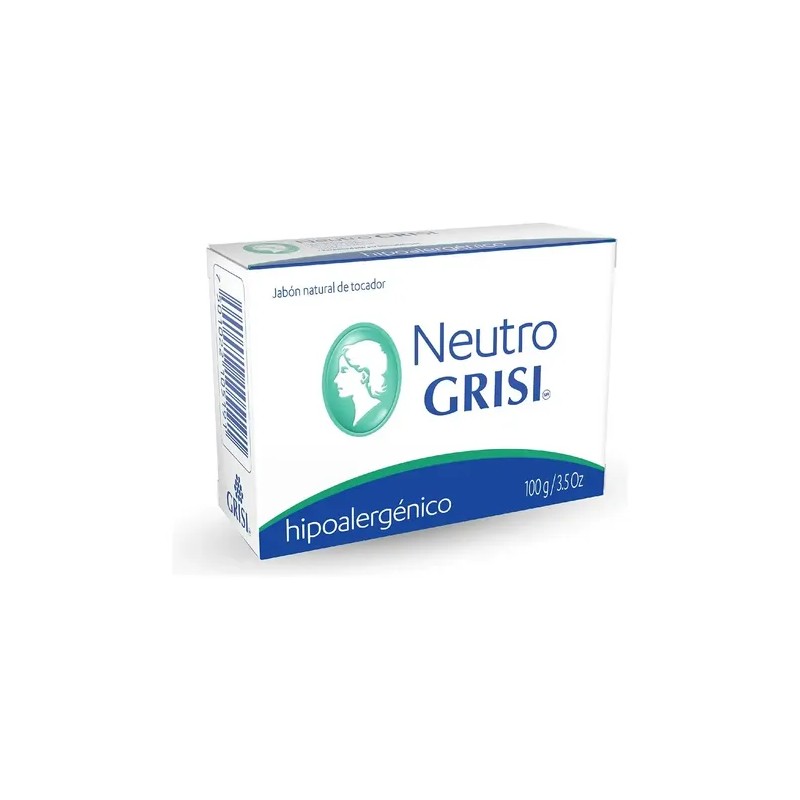 Grisi, Jabón En Barra Neutro, 100g