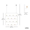Umbra Estique Over The Door Coat Rack & Multi-Use Organizer,