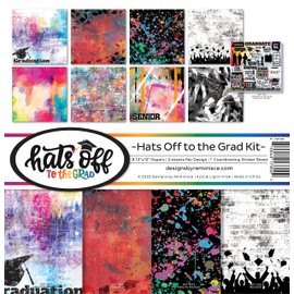 Reminisce Hats Off to The Grad Scrapbook Collection Kit Paper Crafts