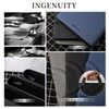 Leather Padfolio Portfolio, Business Conference Organizer Notepad Folder Bag for