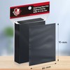 1000 Pcs Black Card Sleeves Toploaders for Trading Card, Matte