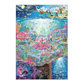 Tenyo 1000 Piece Jigsaw Puzzle Concert in the Sea (Little Mermaid) (51x73.5cm)
