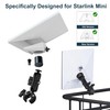 Starlink Mini Mount Kit, Universally Adjustable Angle Clamp Mount for