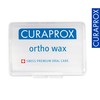 Curaprox Ortho-Wax, transparente und geschmacksneutraler Wachs im handlichen Etui, Reinigung
