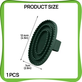 Curry Comb, Horse Grooming Brushes, Horse Brushes, Magic Brush Horses, Horses Brush for Grooming, Large Spraying Scrubbing Massaging Combs(Green Color)