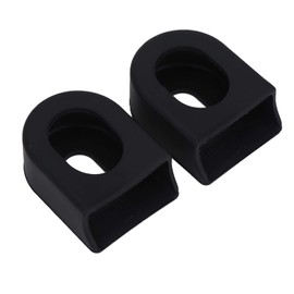Yosoo Health Gear 1 Pair Crank Arm Boots, Silica Gel Crank Arm Boots, Crank Arm Protectors Bike Accessory for Mountain Bike Road Bike (Black)(Black)