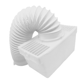 QUAILITAS Tumble Dryer Condenser Kit [4 Pieces] – Universal Tumble Dryer Internal Condenser Kit with 1M Vent Hose Box, Accessories – Washing Machine Accessories