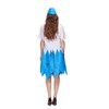 EraSpooky Scary Zombie Flight Attendant Costume Dead Stewardess uniform AirLline