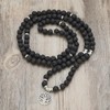 8mm Mala Beads 108 Meditation Bracelet Necklace with Tree of