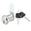 sourcing map Cam Lock 25mm Cylinder Length 48mm X 2mm