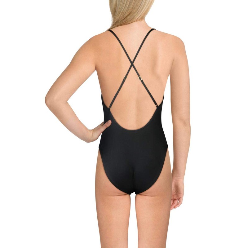 BCBGMAXAZRIA - Traje de baño de una Pieza con Escote