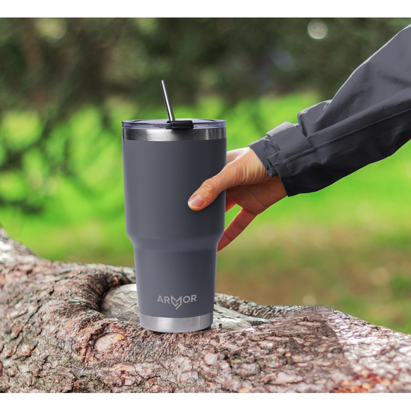 Product Armor 30oz Vacuum Insulated Stainless Steel Tumbler (Gotham Grey)