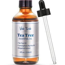VTS Tea Tree Oil for Skin, Hair, Nails & Toenails, Natural Tea Tree Essential Oil Blend for Foot and Hand Care, 4 Fl Oz