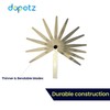 Dapetz ®13 Blades Feeler Gauge Universal Stainless Steel 0.05 To