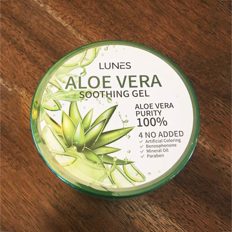 Lunes Set of 100% Pure ALOE VERA SOOTHING MOISTURE GEL