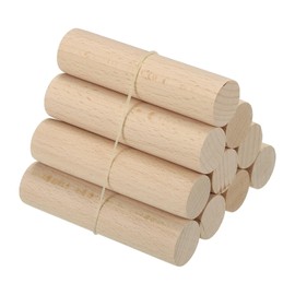 PATIKIL 1 x 4 Inch Dowel Rods Wood Sticks, 10 Pcs Unfinished Wooden Dowel Rods Round Dowels Hardwood Sticks for DIY Crafts and Home Decor