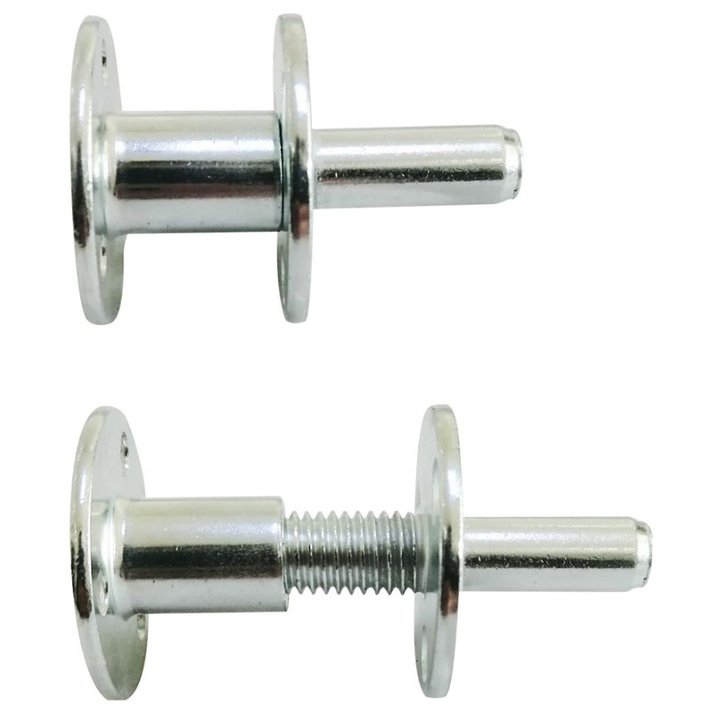 2 Sets M12 Metal Bed Post Connector T-Nut Bedpost Connector