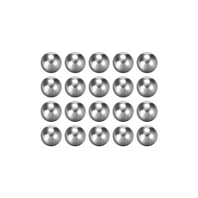 sourcing map Precision Chrome-Plated Steel Bearing Balls 13 mm G10