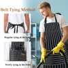 DDUP Adjustable Apron Unisex Aprons with Double Pocket, Cooking Baking