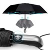 AIMALL Automatic Umbrella, 10-Rib Windproof Folding Compact Umbrella with Auto