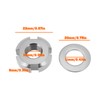 YINETTECH 1 x Bicycle Metal Swing Axle Nut Rear Axle